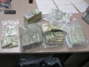 $118,000 in suspected drug money